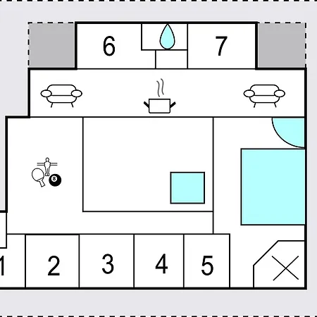 Amazing In With Kitchen Prázdninový dům Glesborg